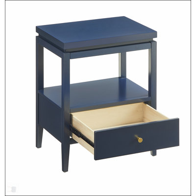Modern 1-Drawer Nightstand With Floating Top Design, Perfect For Stylish And Functional Bedroom Storage.