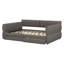 Lit plateforme tapissier avec port USB et 2 tiroirs-432343744