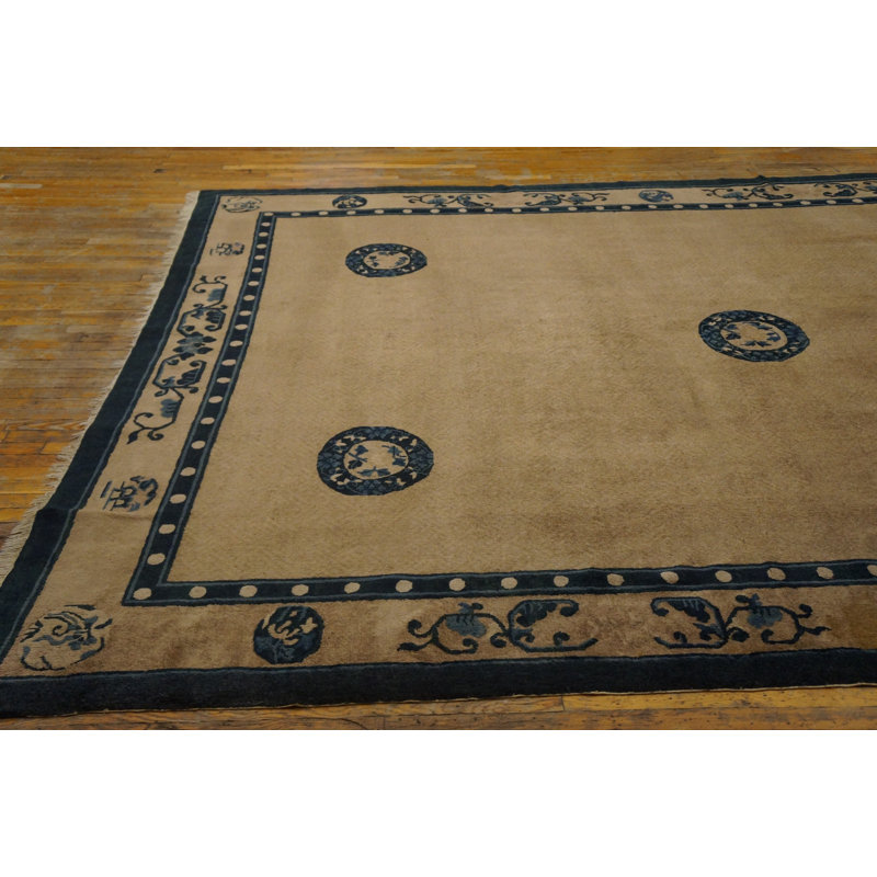 Hand Knotted Wool Area Rug