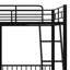Lit double superposé double au-dessus de simple et double, lit superposé avec tiroirs de rangement, convertible en 3 lits, aucun sommier nécessaire-1702246130