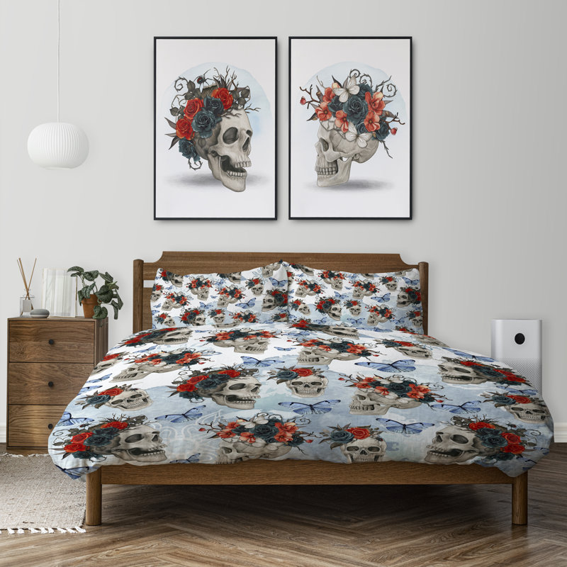 Abstract Duvet Cover, King Duvet Cover + 2 King Shams