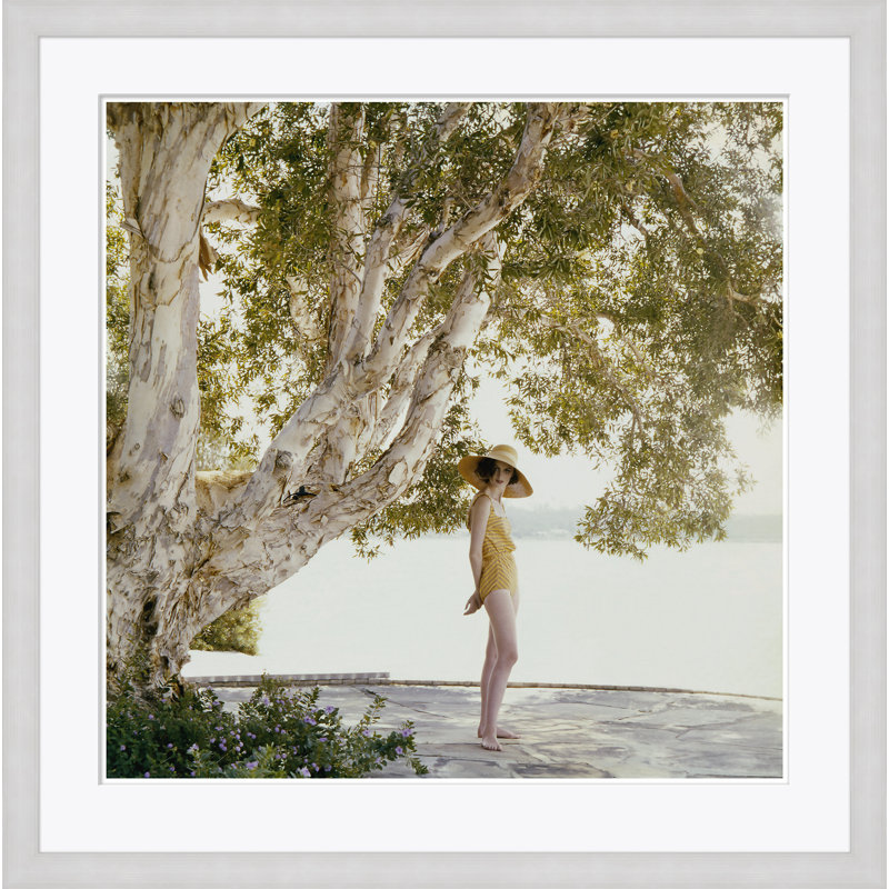 Model By Tree Giclee Print by Forlano Sante