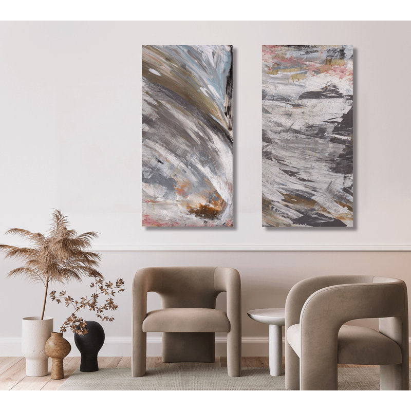Oolala Set by John Beard - Artist Enhanced Canvas Print, 24" W x 48" H x 1.5" D, Unframed
