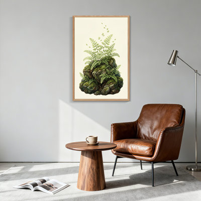 Moss Fern Canvas Wall Art Oil Painting Print Set Of 1