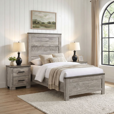 Ensemble de chambre à coucher simple 3 pièces Picket House Furnishings Adam