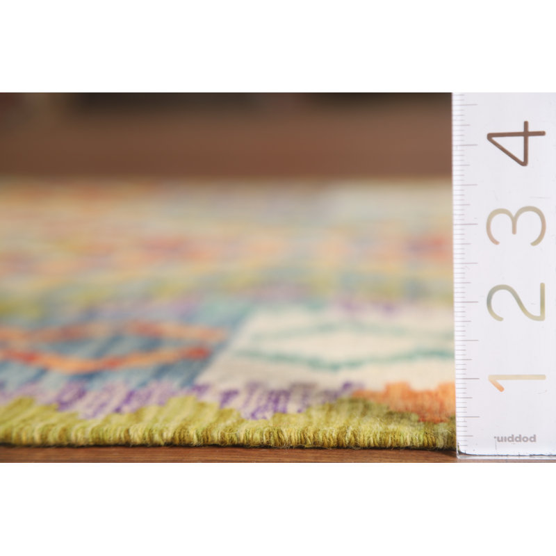 One-of-a-Kind Rectangle Lucinda Rectangle 3'6'' X 6'9'' Wool Area Rug