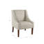 Chaise d'appoint en coton 24,75 po Damiansville-878407536-899355269