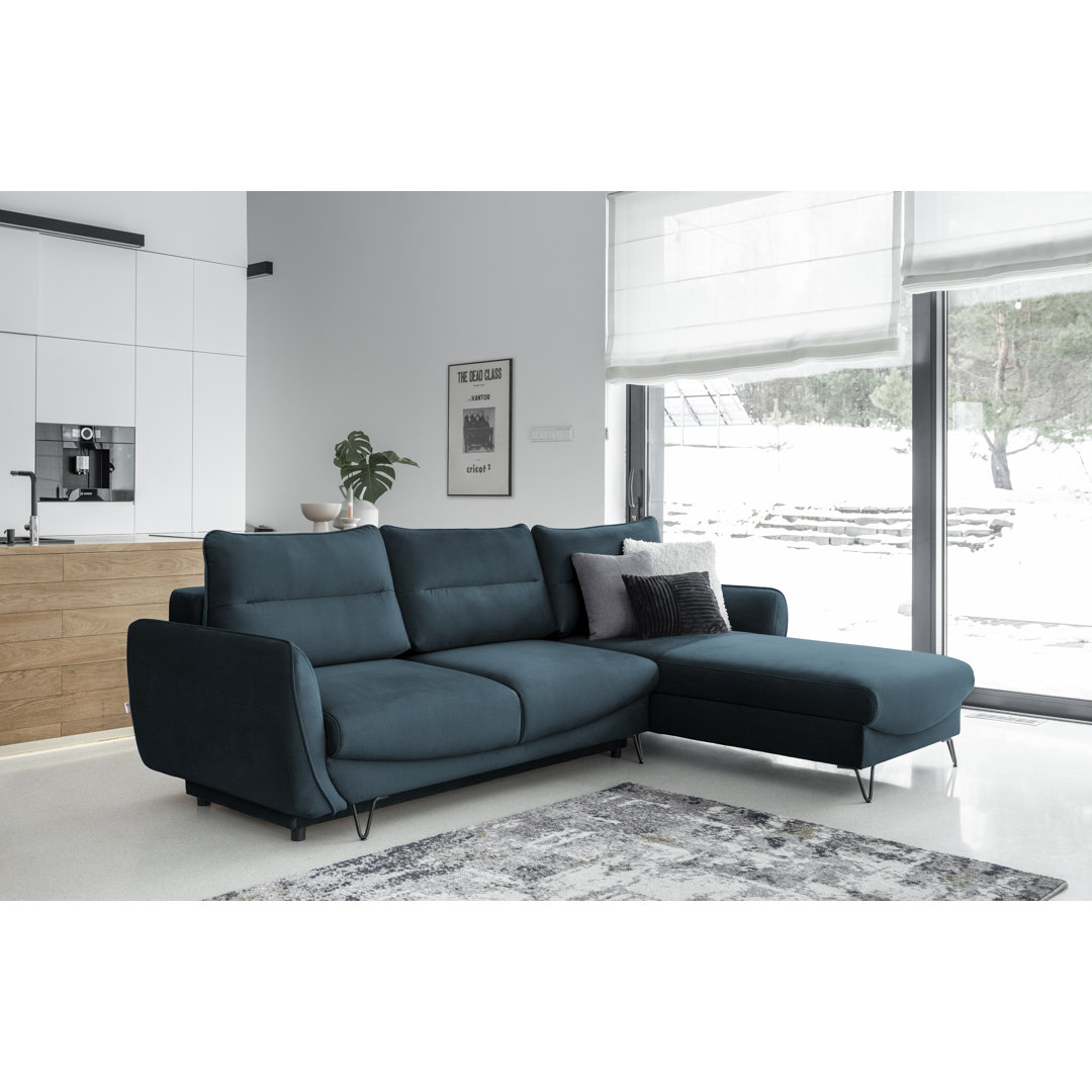 Ecksofa Stormstown mit Bettfunktion