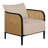 Havana Lounge Chair - Black/Natural Cane-979920530-951824291-951824247