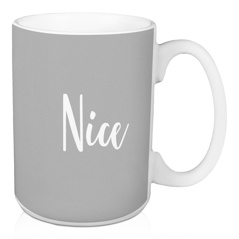 Grande tasse à café Hales, Gris