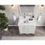 36" Solid Wood Sink Vanity  With 1' Artificial Stone Top-1410987402