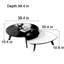 Ensemble de tables basses Modern