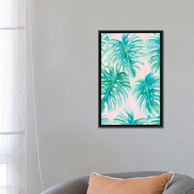 «Paradise Palms Blush» par Jacqueline Maldonado - reproduction sur toile
