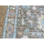 Tapis oriental brun Oushak coloré brun chocolat noué à la main 8 x 9 pi 8 po G10957