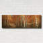 «Autumn Birch II» par Art Fronckowiak, art mural en métal doré, 36 po x 12 po-133532938