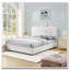 Lit tapissier avec tête de lit surdimensionnée, lumière DEL et 4 tiroirs de rangement-295720007-295720005