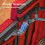 Chaise de patio inclinable avec coussins Adamsons-2146731177
