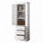 Tall Storage Cabinet With Three Drawers-1281329760