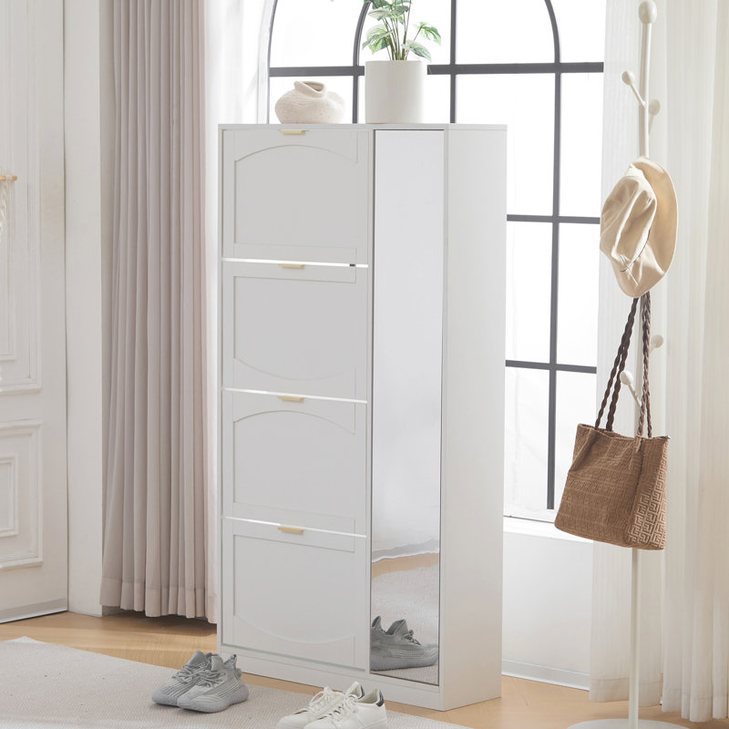 28 Pair Flip Down Shoe Storage