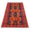 Tapis bleu marine en laine noué à la main de conception unique 4 pi 9 po x 10 pi 3 po Jiaxin