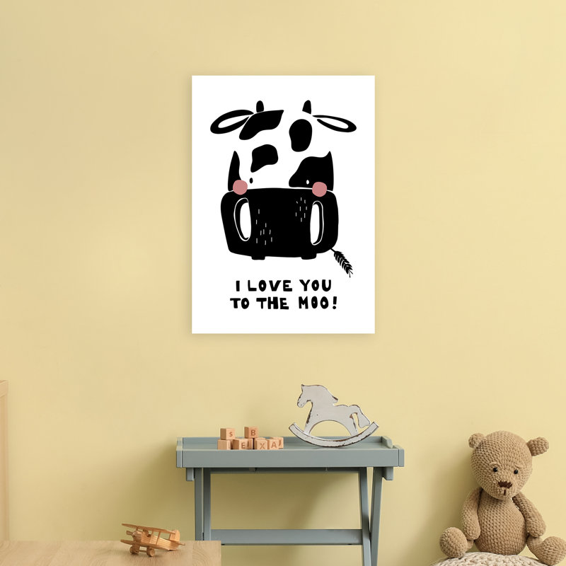 Cow by Miniofmine - Print, Unframed, 59cm H x 42cm W x 1cm D