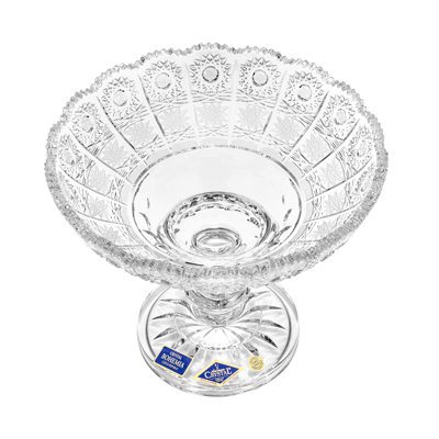 House Of Hampton® Staggs Crystal Fruit Bowl