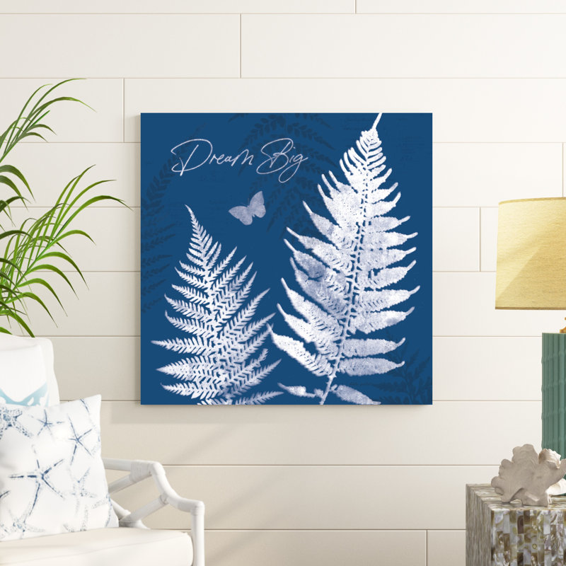 True Blue VI - Wrapped Canvas Print, 36" H x 36" W