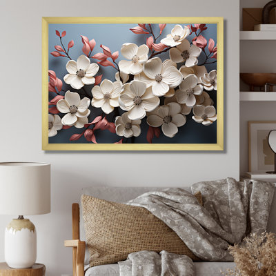 Dogwood Field Pointillism Collage III - impression