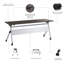 Bush Business Furniture Envision 72W Folding Training Table With Powered Grommets-105356720-105356721