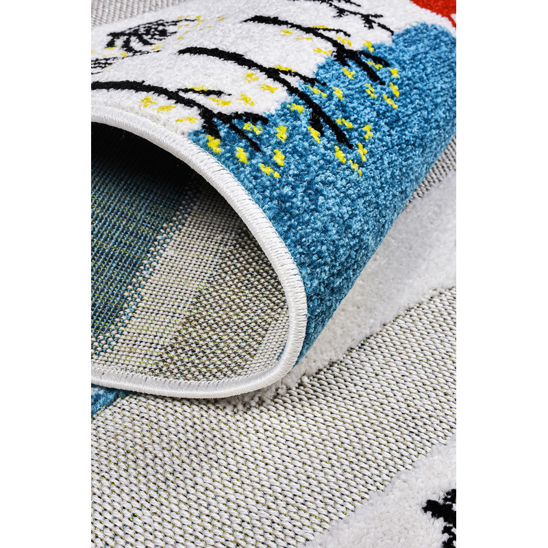 Rohrbaugh Rectangle Indoor / Outdoor Area Rug, Rectangle 6'6" x 9'6"
