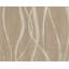 Ripple Shadow Abstract Area Rug in Beige/Neutral