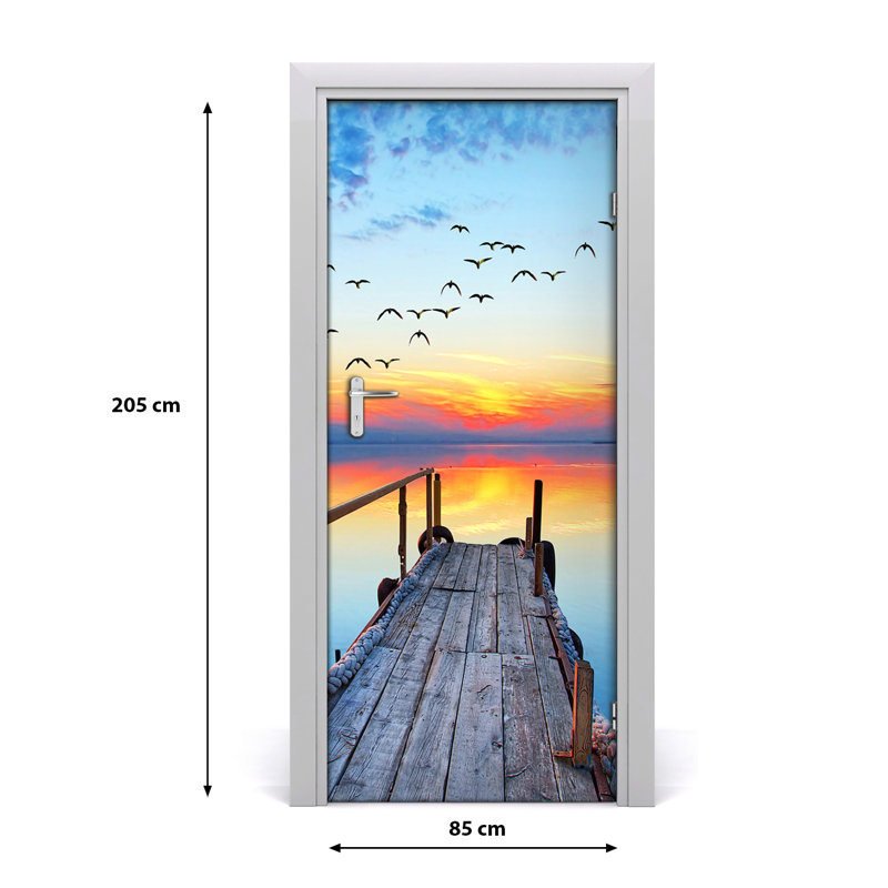 Boardwalk Door Decal