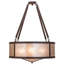Luminaire suspendu tambour unique et remarquable à 4 lumières Pomona