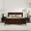 Lit plateforme en bois massif Valencia avec pied de lit assorti Valencia-1230722529-1230722589