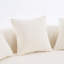 Canapé courbé en éponge à compression complète blanc, canapé compact en chenille 30D sans assemblage pour petits espaces et appartements, L 65 po, 300 lb, 3 coussins
