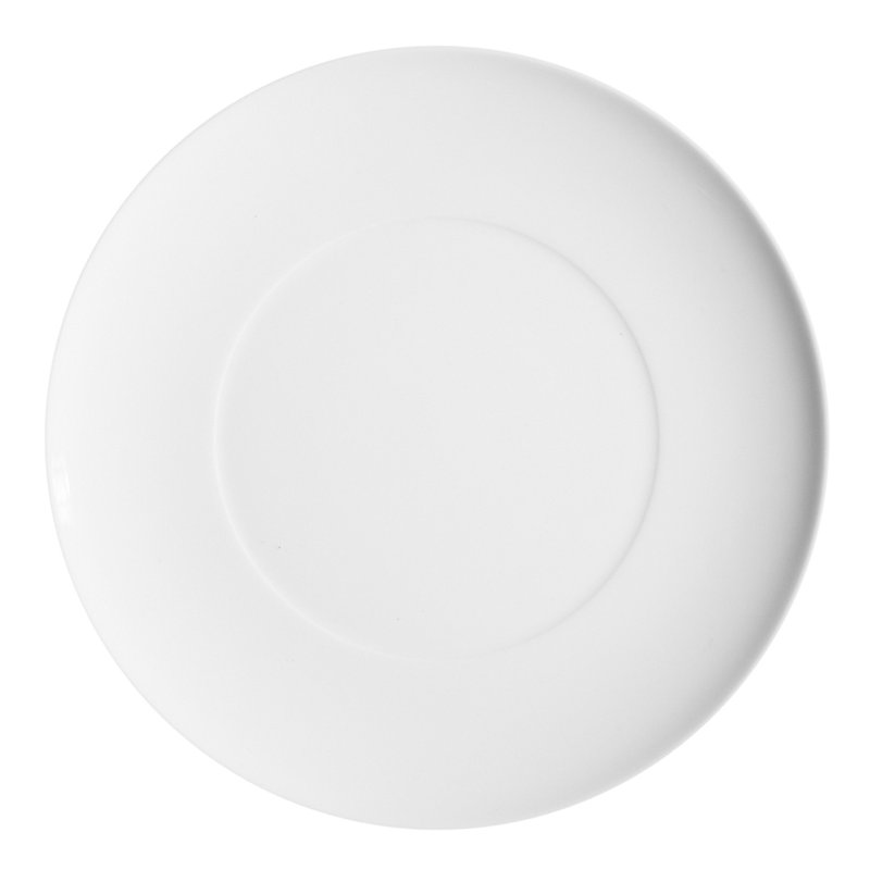 Assiette à dessert blanche Domo 9,02 po
