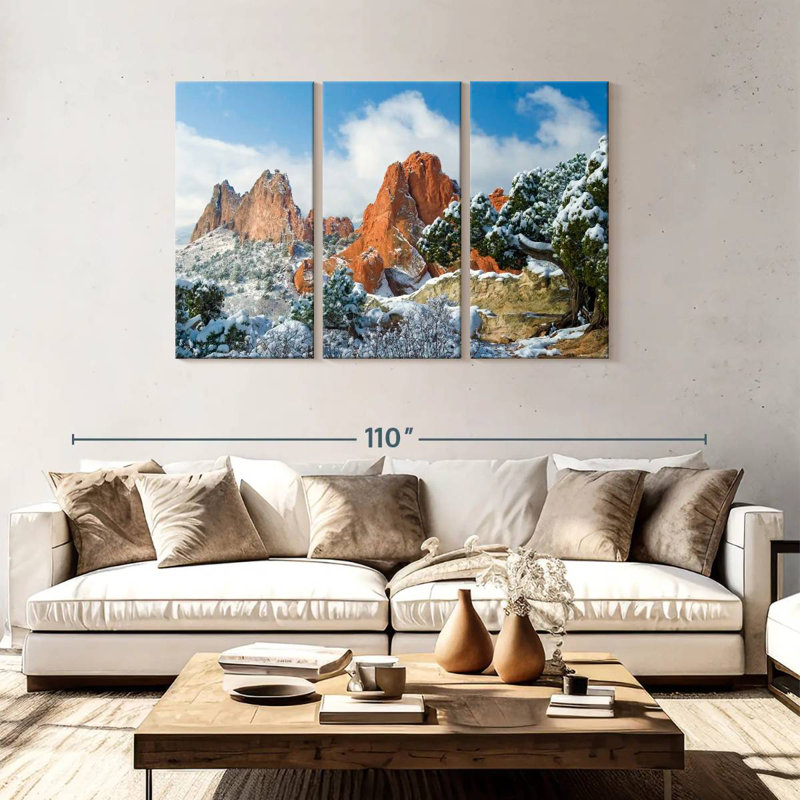 Alvord Rocky Mountains Winter, 48" H x 74" W