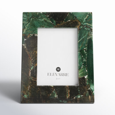 Blaine Light Malachite Photo Frame