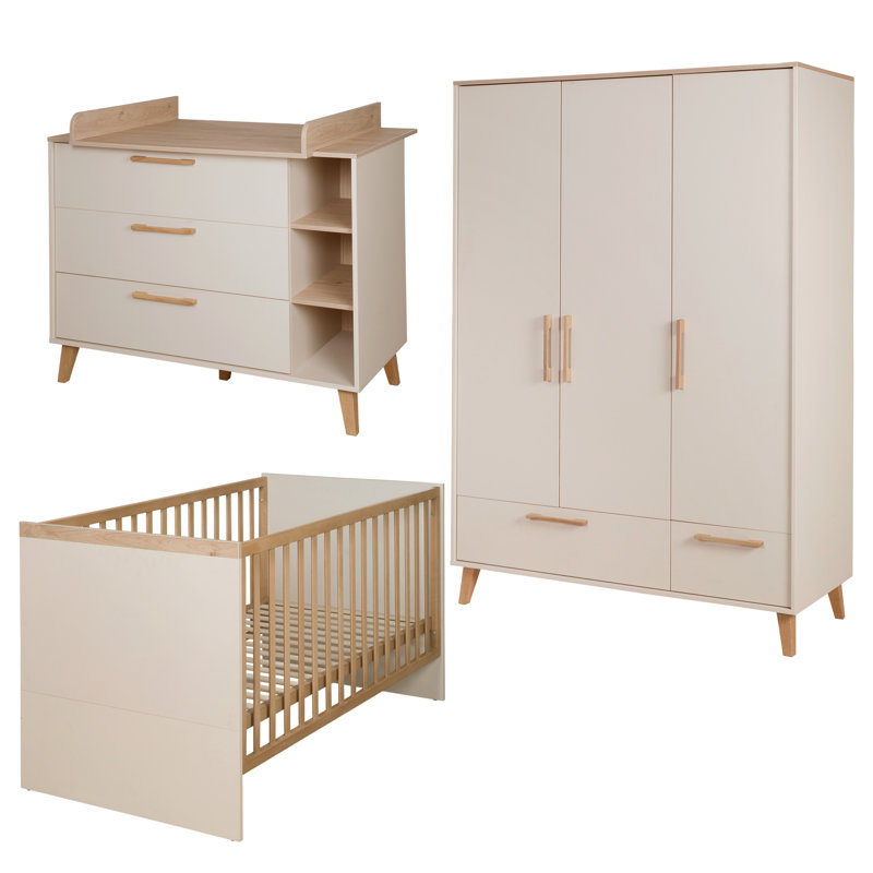 Jil Convertible 3 -Piece Nursery Furniture Set