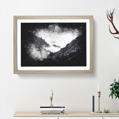 Misty Tatra Mountains in Slovakia - Picture Frame Painting Print