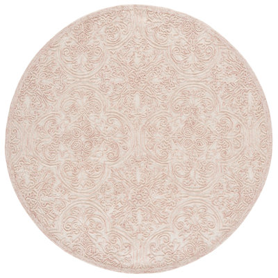 Tapis ivoire / rose Abdihafid Trace 101