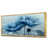 Toile avec cadre flottant or