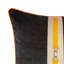 Housse de coussin 18 po en velours noir