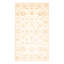 Tapis crème Peshawar Oushak 3 pi 1 po x 5 pi 2 po