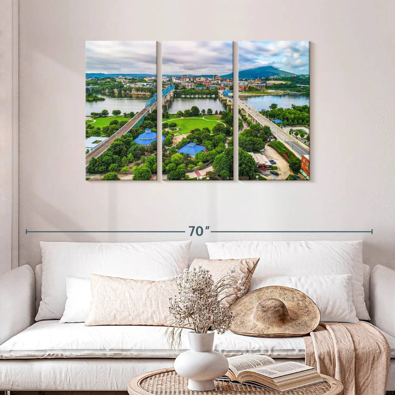 Chattanooga, Tennessee, H 28 po x l 45 po