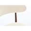 Quatre chaises de salle à manger en métal beige avec dossiers rembourrés et design compact pour pièce de 4 personnes, légères et idéales pour les petits espaces.