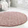 Tapis à treillis rose clair Rugs.com Ruth
