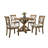 Ebbert 4 - Person Dining Set,Round Table Top,dining table set,dining room set-742822854