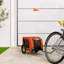 vidaXL Pet Bike Trailer Oxford Fabric and Iron-92198716-92198719