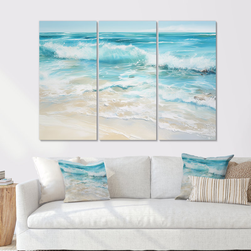 «Ocean Charm», impression d'art mural, Toile tendue, H 40 po x l 60 po x P 1 po